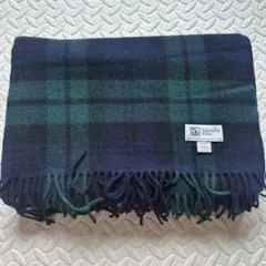 新品未使用 ジョンストンズ マフラー カシミヤ100% ブラックウォッチ Johnstons of Elgin（ジョンストンズオブエルガン）の