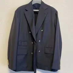 【Drawer】ダブルボタン　ネイビーテーラードジャケット