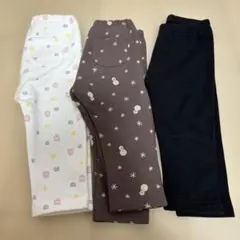 ユニクロ フリースレギンス 3点セット