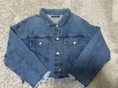 デニムジャケット フリンジ