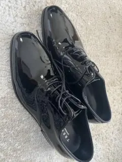 美品】TREAT Gentleman エナメル オペラシューズ ブラック - メルカリ