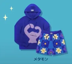 新品】wiggle wiggle ポケモン コラボ メタモン パジャマ セット