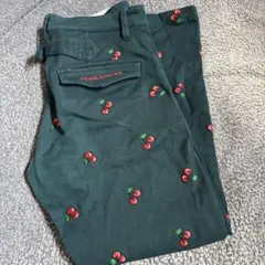 PEARY GATES ゴルフウェア　チェリー刺繍パンツ