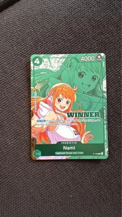 ワンピースカードゲーム Nami P-102 WINNER - メルカリ