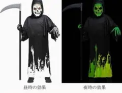 CC507 SCLYX 死神 コスプレ 手袋、鎌付　黒　ブラックのサムネイル