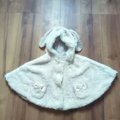 90うさぎデザインベビーポンチョ組曲