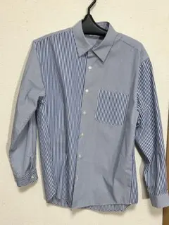 購入前コメントで10％OFFにします◎ GU ストライプ 長袖シャツ M