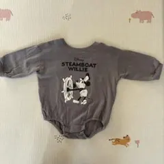 Disney baby ミッキーマウスロンパース　80