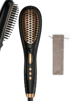 ⭐︎新品未開封⭐︎ヘアアイロンブラシ マイナスイオン ストレートヘア