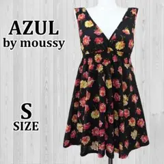 AZUL BY MOUSSY　ノースリーブワンピース　花柄　Sのサムネイル