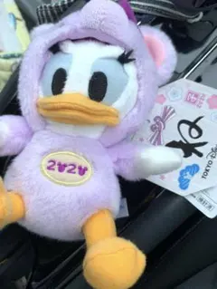 タグ付き　ディズニー デイジー ぬいぐるみバッジ 2020年 干支 子年のサムネイル