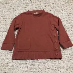 クミキョク　トレーナー　タートルネック　スタンドカラー　110