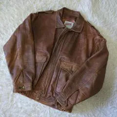 BRUNATI レザージャケット　A-2 ブラウンのサムネイル