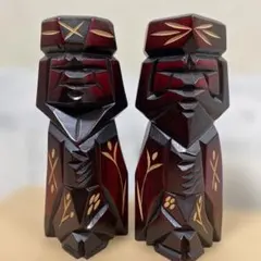 アイヌ木彫り民芸人形 2体セット Amazon.co.jp: アイヌ 木彫り人形 2体セット : おもちゃ