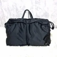 PORTER ボストンバッグ 2way タンカー ブラック ナイロン 大容量