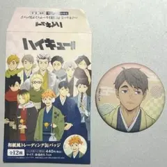 ハイキュー　和紙風トレーディング缶バッジ　宮治