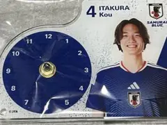 サッカー日本代表 中村敬斗 アクリル時計　モバガチャ 中村敬斗 サッカー日本代表 モバガチャ アクリル時計【スーパーレア