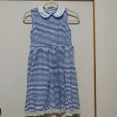 マザウェイズ　150　ストライプワンピース