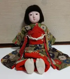 市松人形 昭和初期 松屋特製 春水 12号42cm アンティーク 存在感の人