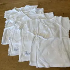 ファミリア　familiar 短肌着　打合せ半袖肌着　50 4枚セット