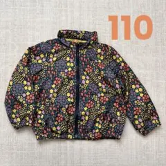 moujonjon 花柄ジャケット ウィンドブレーカー　110 フード付き