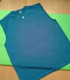 バスケット練習着　Champion CBM2002 青 タンクトップ