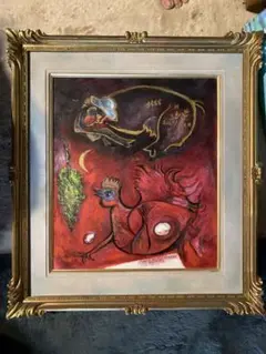 シャガール・窓辺のベラとイダ　希少レゾネ、サイン入、新品額付 2025年最新】シャガール 絵画の人気アイテム - メルカリ