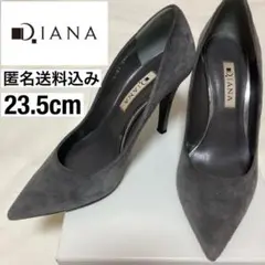 DIANA ダイアナ パンプス ハイヒール グレー スエード