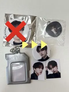 INI 尾崎匠海 まとめ カプセルトイ IDフォトホルダー 缶バッチ トレカ