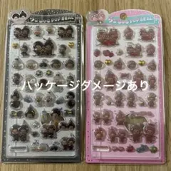 訳あり　モンチッチ 立体シール　2シートセット