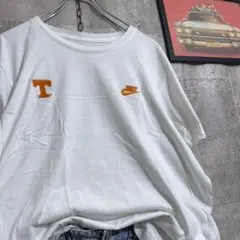 US古着/M テネシー ナイキ NIKE 刺繍 白T 半袖Tシャツ プリント
