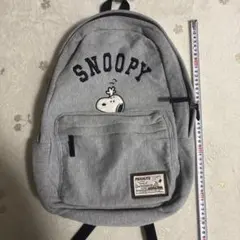 PEANUTS SNOOPY リュック グレー