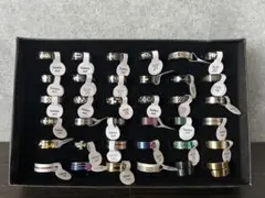 ステンレススチールリング36個セット