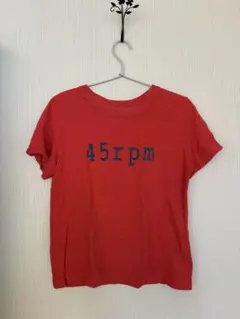 45rpm 半袖 Tシャツ レッドのサムネイル