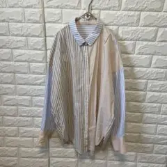 美品 KBF クレイジーパターンストライプシャツ アーバンリサーチ Fのサムネイル