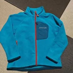 mont-bell フリースジャケット ターコイズ 110cm