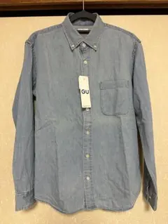 GU  ライトデニムシャツ　新品タグ付き　S