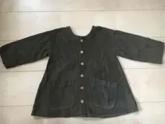 ships 100サイズ　長袖シャツ　カーキ　グリーン　トップス　シップス