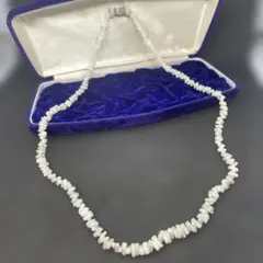 silver刻印あり！天然 白サンゴ 白珊瑚ネックレス