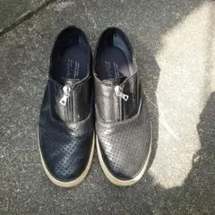 Yohji Yamamoto ジップアップ レザー スニーカーのサムネイル