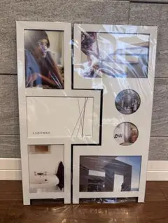 LADONNA 多面体フォトフレーム ホワイト　写真立て