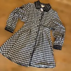 ロジータ　チェックワンピース