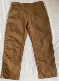 Carhartt ダブルニー ペインターパンツ W32 L30ブラウン - メルカリ