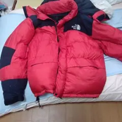 THE NORTH FACE ダウンジャケット レッド/ブラック