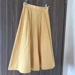 【美品】anatelier タック入り フレア スカート ロング 美ドレープのサムネイル