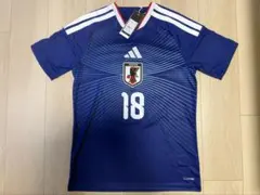 日本代表ユニフォーム 上田綺世 18番 W杯 オフィシャル スリーブパッチ