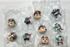 新品ークレヨンしんちゃん仮面ライダー ガチャフィギュア 5点セット　バラ売り可