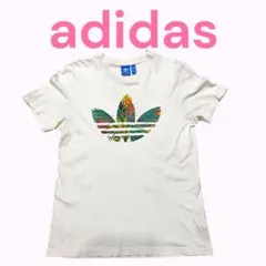 【adidas アディダス トレフォイルロゴ Tシャツ】 カラフルデザイン
