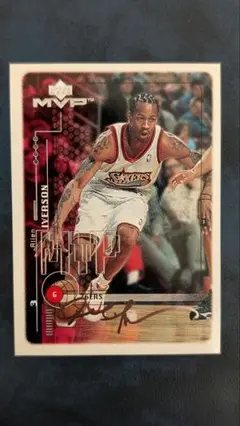 NBAトレカ UPPERDECK アレン・アイバーソン SilverSCRIPT