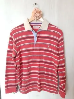 ハッシュパピー ★ Hush Puppies 長袖 ポロシャツ　M